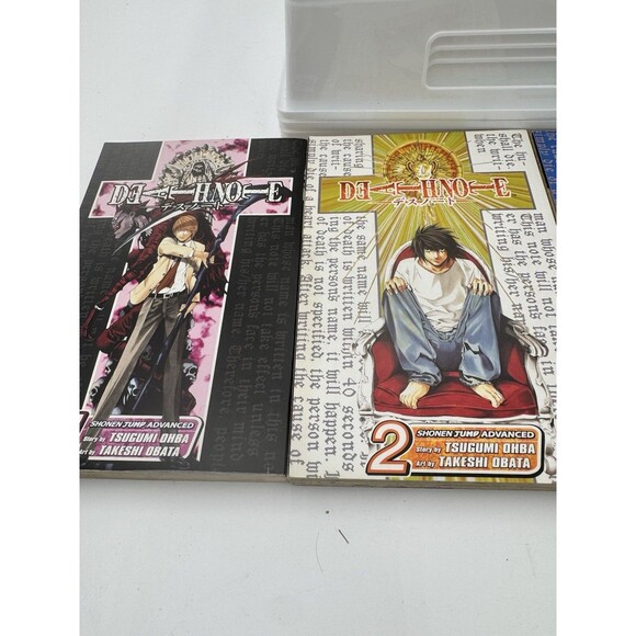 Death Note Volumes 1 -‎ 4 / Shonen Jump Advanced Manga W/ Death Journal Blank - Picture 8 of 16